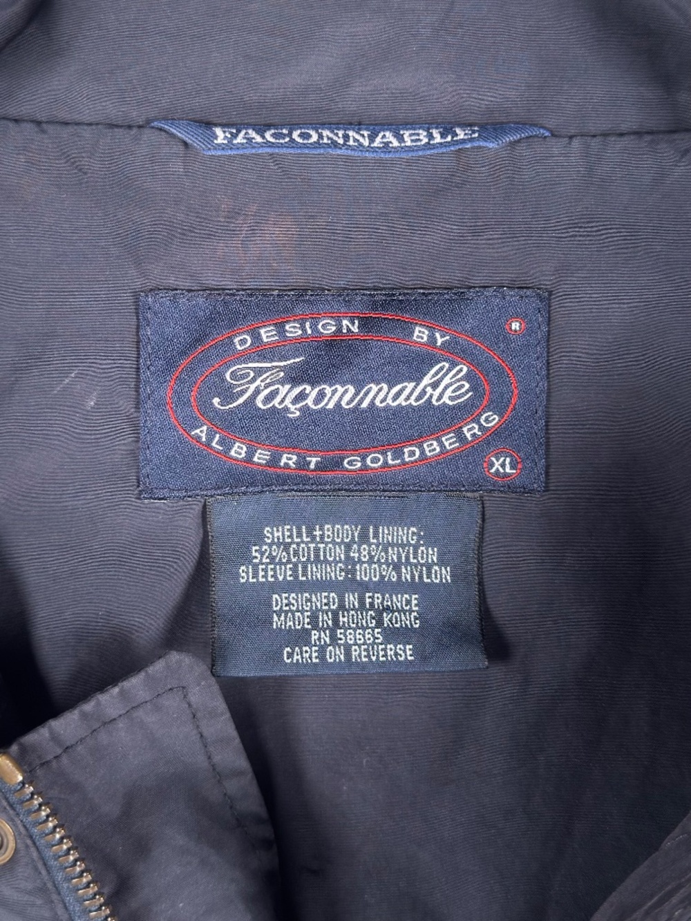 Faconnable Navy Jacket XL - Picture 4 of 8